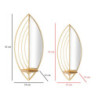 Porta Cand Leaf Da Muro Coppia cm 18x13x41-15x13x35