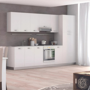 Zoom Base cucina 80x60x82 due ante bianco frassinato