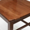 Sedia in legno con seduta in massello Silvana set 2 pezzi