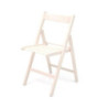 Sedia pieghevole Penelope in legno bianco set 4 pezzi