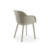 Poltrona Shell-P grigio cemento set 4 pezzi