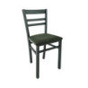 Sedia Cromica in legno verde set 2 pezzi