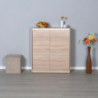 Scarpiera ADR322OAK2023 rovere ante scorrevoli e 4 ripiani