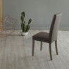 Sedia Nancy marrone standard set 2 pezzi
