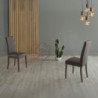 Sedia Nancy marrone standard set 2 pezzi