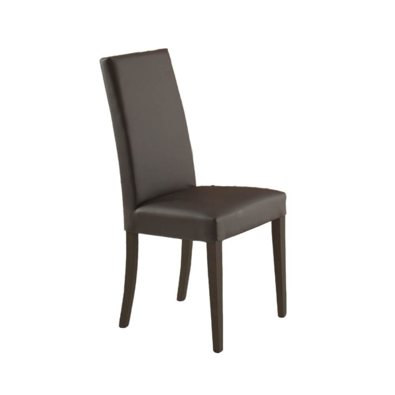 Sedia Nancy marrone standard set 2 pezzi