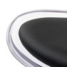Sedia Tebe in PET trasparente e gambe in legno set 4 pezzi