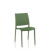 Sedia Curtis polipropilene menta design ergonomico set 4 pezzi