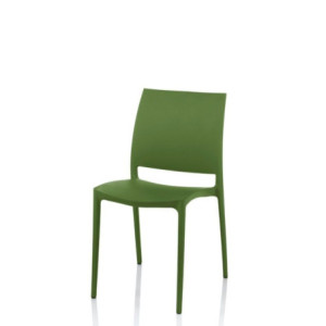 Zoom Sedia Curtis polipropilene agave design ergonomico set 4 pezzi