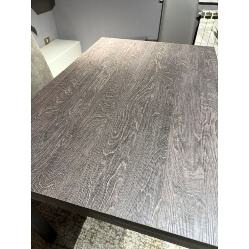 Tavolo rettangolare Firenze rovere grafite 110x70