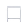 Tavolino 40x40 Alluminio Bianco Dogato Moia
