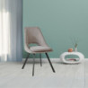 Sedia imbottita Blauss in tessuto tortora set 2 pezzi