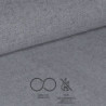 Sedia Patya in tessuto Nordic 16 grigio cenere e gambe nere set 2 pezzi
