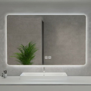 Zoom Specchio smart rettangolare YJ-70140A con retroilluminazione 70x140 cm.