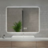 Specchio smart rettangolare YJ-70100A con retroilluminazione 70x100 cm.