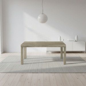 Tavolo Imab Piana T07 in larice grigio con 2 allunghe 140x90x75H cm.