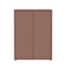Mobile multiuso Medea 2 ante colore terracotta 74.5x34.9xH 99.1 cm.