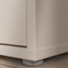 Madia Medea 4 cassetti e 2 ante colore cashmere