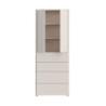 Mobile multiuso Medea 4 cassetti e 2 ante colore cashmere