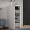 Mobile multiuso Lucio 2 ante H 120cm. colore bianco