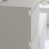 Cassettiera Morgan 3 cassetti 41.8 x H 61.5 x 32.2 cm colore bianco