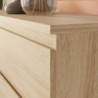 Cassettiera Morgan 3 cassetti 77.2x79.8x42.2 cm. colore rovere