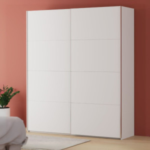 Armadio Afra 2 ante scorrevoli colore bianco
