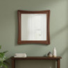 Specchiera Maria con cornice in legno colore noce