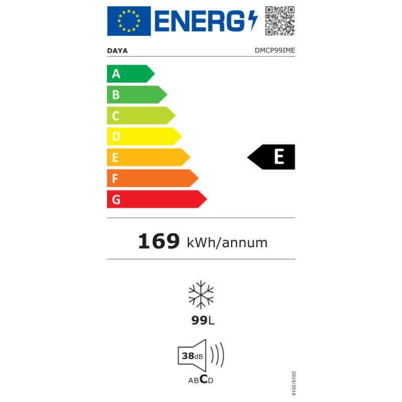 Congelatore orizzontale Daya DMCP99IME 99 lt compressore inverter colore bianco classe E