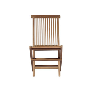 Sedia pieghevole Salina Moia teak esterno compatta resistente