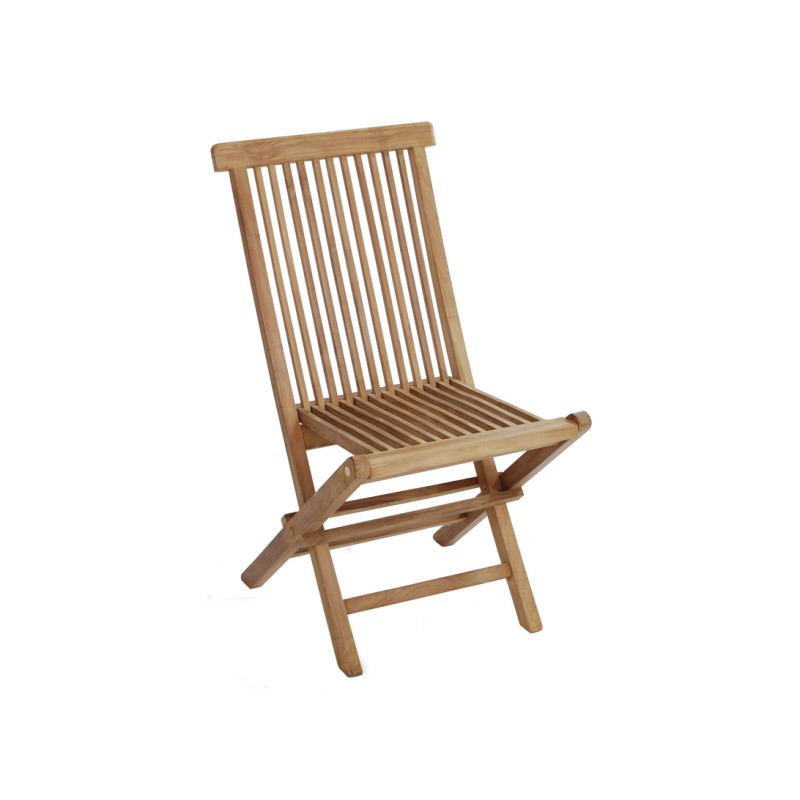 Sedia pieghevole Salina Moia teak esterno compatta resistente