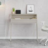 Scrivania da parete cashmere con cassetto Cowork 94 cm.