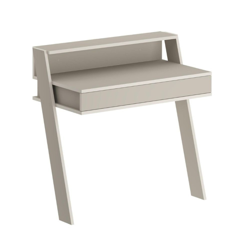 Scrivania da parete cashmere con cassetto Cowork 94 cm.