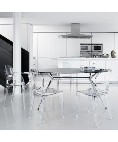 Poltrona Igloo- set da 4 -policarbonato Made in Italy SCAB DESIGN
