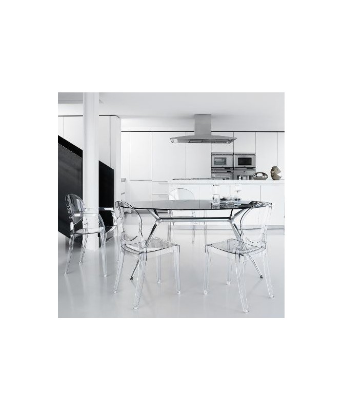 Poltrona Igloo- set da 4 -policarbonato Made in Italy SCAB DESIGN