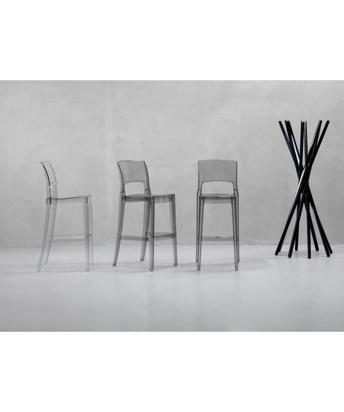 SGABELLI ISY SET DA 2 ANTISHOCK SET DA DUE H74 POLICARBONATO MADE IN ITALY SCAB DESIGN
