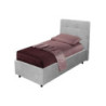 Letto singolo Ascoli contenitore in tessuto Enjoy 20 grigio chiaro