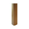 Angolare per zoccolo 90° R12 in noce medio H 12 cm.