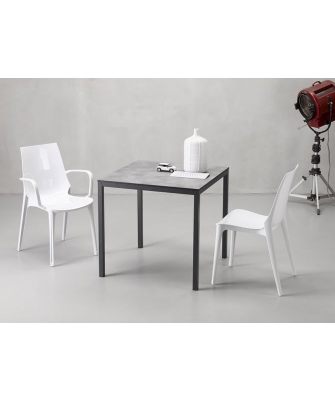 Poltrona Vanity Set da 2 in policarbonato Made in Italy SCAB DESIGN