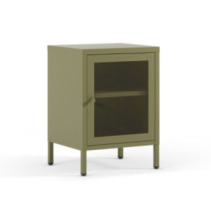 Zoom Comodino Fayna19363 in metallo con 1 anta colore verde