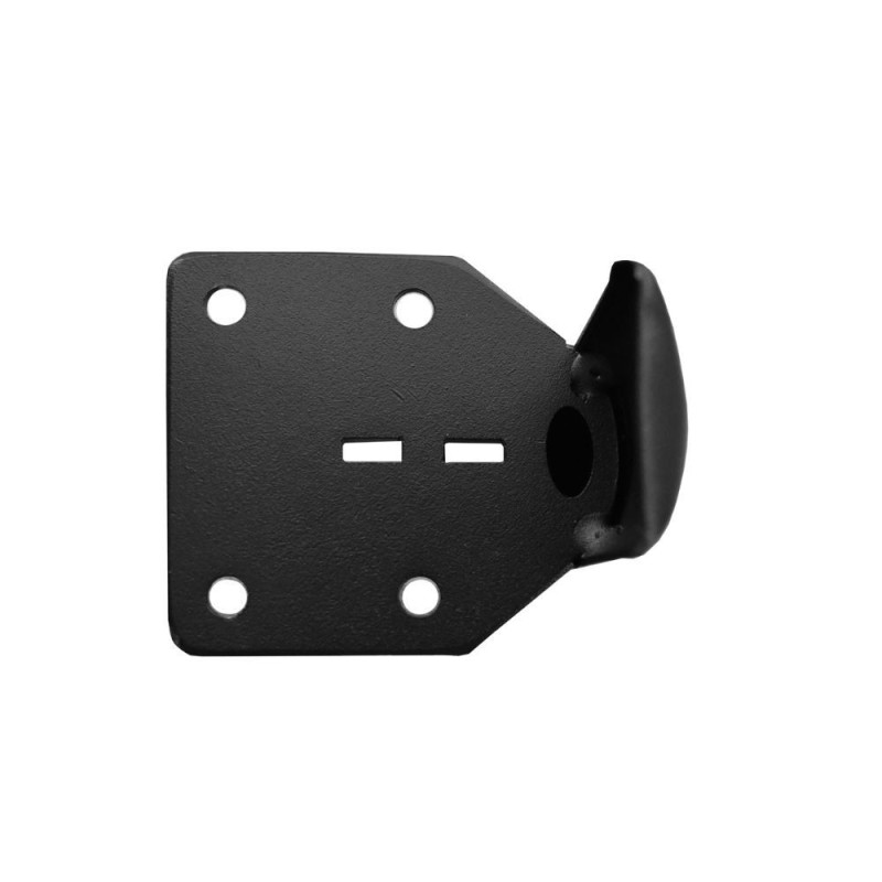 Piedino per mobile Scoby in acciaio colore nero H 17 cm.