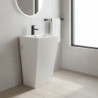 Lavabo freestanding LAV303 in ceramica 53x46.5x86.5 cm bianco