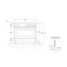 Cucina Bertazzoni AMN964IENNE 90x60 con piano a induzione e forno elettrico multifunzionale nero classe A