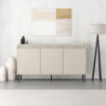 Madia Mott 150 cm. con 3 ante cashmere e dettaglio decorativo
