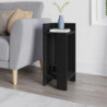 Tavolino comodino di design Elos 27x25x60h colore nero sinistro