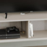 Mobile porta tv sospeso Tone con 2 ante a ribalta e vano laterale a giorno colore cashmere