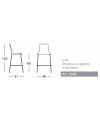 SGABELLI ZEBRA SET DA 2 ANTISHOCK H 65 in POLICARBONATO e ACCIAIO CROMATO SCAB DESIGN