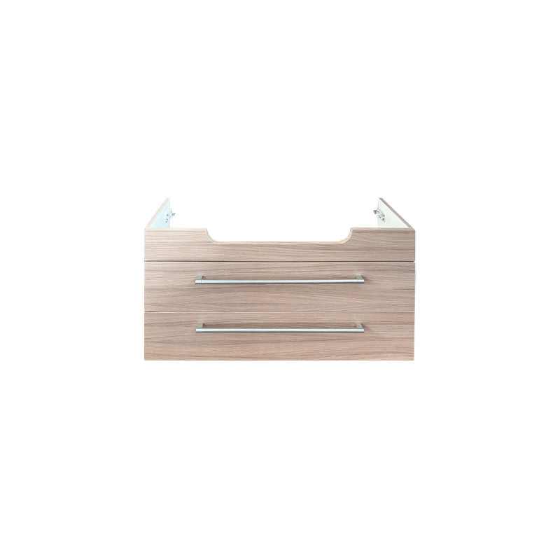 Base mobile Amanda con 2 cassetti in palissandro larice