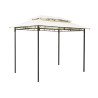 Gazebo Illinois rettangolare Moia 3x2 m resistente e versatile