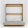 Letto matrimoniale estraibile Primer colore rovere